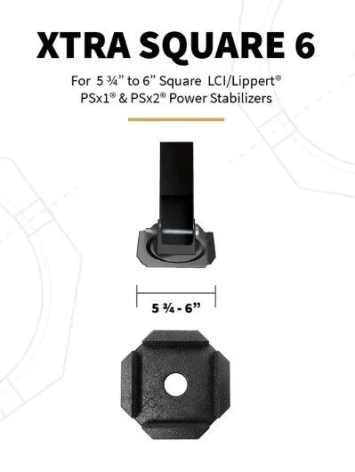SNAPPAD XTRA SQUARE 6 - 4 PK F